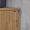 SoBuy FSB60-BR - Onderkast - Bruine Buffetkast met Schuifdeur en Wielen - 120 x 40 x 70 cm