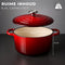 Castex Elegance Royal - Gietijzeren Braadpan 28 cm - 6,4L - Rood