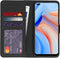 iMoshion Hoesje Geschikt voor Oppo Reno4 5G Hoesje Met Pasjeshouder - iMoshion Luxe Bookcase - Zwart