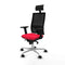 Bureaustoel met hoofdsteun Piqueras y Crespo 2D086N1 Rood