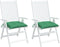 vidaXL - Stoelkussens - 2 - st - 50x50x7 - cm - oxford - stof - groen