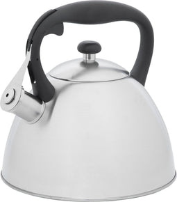 Resto Gemini - Fluitketel 3 liter - RVS met ergonomische handgreep - Zilver