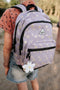 LITTLE LEGENDS BACKPACK L LILA FLOWER