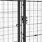 vidaXL - Hondenkennel - met - dak - 26,62 - m² - staal