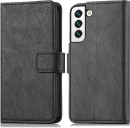 iMoshion Hoesje Geschikt voor Samsung Galaxy S22 Plus Hoesje Met Pasjeshouder - iMoshion Luxe Bookcase - Zwart