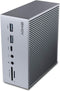 LINDY 43351 - USB-C dockingstation - 3 beeldschermen 4K - Aluminium