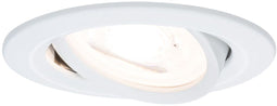 Paulmann Nova - LED-inbouwlamp - 3x6,5W 460lm 2700K zwenkbaar rond 84mm wit mat (1 stuk)
