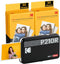 Kodak Mini 2 Retro - Draagbare fotoprinter - 4PASS-technologie - Zwart + 60 Sheets (60 stuks)