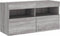 vidaXL - Tv-wandmeubel - met - LED-verlichting - 80x30x40 - cm - grijs - sonoma