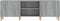 vidaXL - Tv-meubel - 150x30x50 - cm - bewerkt - hout - grijs - sonoma - eikenkleurig