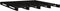 vidaXL - Palletbed - massief - grenenhout - zwart - 135x190 - cm