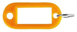 Pavo - Sleutellabel pavo kunststof oranje 100 stuks