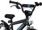 AMIGO Speeder Jongensfiets 16 Inch - Kinderfiets voor 4 tot 6 Jaar - 100-115 cm - Zwart/Blauw