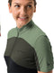 Vaude Matera FZ Tricot fietsshirt korte mouwen groen dames