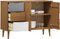 vidaXL - Dressoir - MOLDE - 113x40x80 - cm - massief - grenenhout - bruin