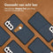 Accezz Samsung Galaxy S21 FE - Back Cover - Premium Leather Card Slot - Donkerblauw