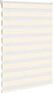 vidaXL - Zebra - rolgordijn - 110x100 - cm - stofbreedte - 105,9 - cm - marmerbeige