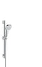 Hansgrohe Croma Select E Vario - Doucheset 3 straalsoorten - Wit/chroom