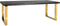 Richmond Interiors Eettafel Blackbone gold 220 (Black rustic)