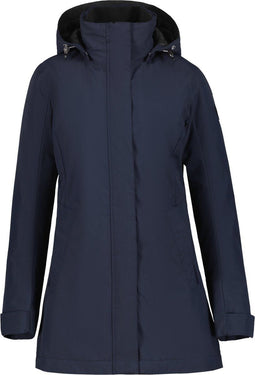 ICEPEAK ALNA - Dames Outdoorjas - Waterdicht 10000 mm - Navy (2024)