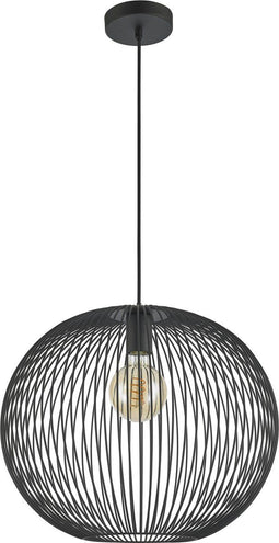 NIKKI Hanglamp - Ø44 cm - Zwart - 1 lichtpunt