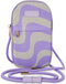 Telefoontasje Dames Crossbody - Selencia 100% Gerecycled telefoontasje design - Universeel Schoudertasje telefoon - paars