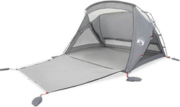 vidaXL - Strandtent - 2-persoons - waterdicht - grijs
