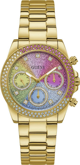 GUESS Sol GW0483L4 - Dameshorloge - Ø 38 MM - Goud