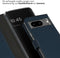 Selencia Google Pixel 8 - Echt Lederen Bookcase - 3 Pashouders - Blauw