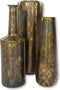 Vaas Salerno Large - ø28x80 - Messing antiek goud - Metaal