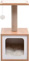 vidaXL - Kattenkrabpaal - met - sisal - krabmat - 62 - cm