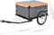 vidaXL - Fietstrailer - 65 - kg - grijs - en - oranje
