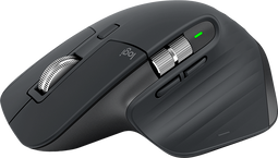 Logitech MX Master 3 - Draadloze muis - MagSpeed scrollen en Darkfield tracking - Grafiet