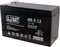 MegaBat MB 9-12 - Accu Lood-zuur 12V 9Ah - Zwart