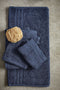 Byrklund Gastendoek Bath Basics PP Donker Blauw 2x 30x50