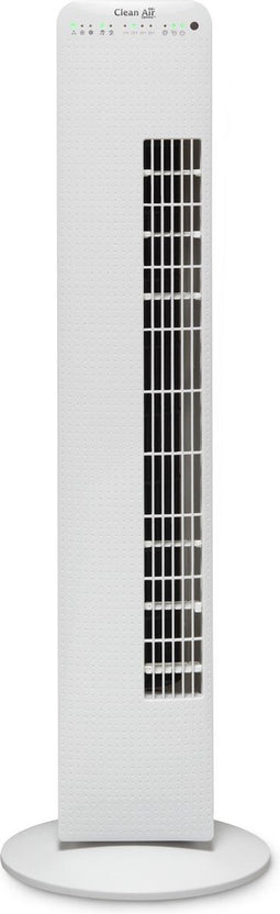 Clean Air Optima® CA-405 - Torenventilator met Ionisator - Luchtsnelheid tot 7 m/s - Wit