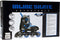 Nijdam Inlineskates Junior - Verstelbaar - Softboot - Zwart/Blauw/Grijs