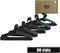 Synx Tools Kledinghangers Kleerhangers - Zwart - 100 Stuks - Broekhangers - Hanger - Voordeelverpakking 100 stuks - Ophangers - Roklat - Multi Pack 100 stuks - Kapstokken