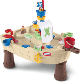 Little Tikes Piratenboot - Watertafel - Waterkanon en fontein - Beige