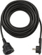 Brennenstuhl 1168980010 - Geaarde hoekstekker met 10 m kabel - IP 20 - Zwart