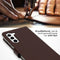 Selencia Galaxy S23 Plus - Echt Lederen Bookcase - Ruimte voor 3 pasjes - Bruin