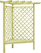 vidaXL - Hoekpergola - met - zitting - 130x130x197 - cm - geïmpregneerd - grenenhout