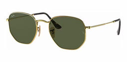 Ray Ban RB3548N - Zeshoekige zonnebril - Goud - Groen G-15 - 51mm