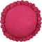 In The Mood Collection - Pom pon Sierkussen - H10 x Ø40 cm - Fuchsia