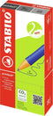 STABILO Pointball - Balpen 0,5 mm - Navulbaar - Blauw (10 stuks)