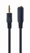 Gembird CCA-421S - 3.5mm stereo audio verlengkabel - 5m - Zwart