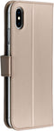Accezz iPhone Xs Max - Wallet Softcase Bookcase - 3 pashouders - Goud