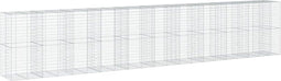 vidaXL - Schanskorf - 1050x100x200 - cm - gegalvaniseerd - ijzer - zilverkleurig