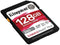Kingston Canvas React Plus V60 - microSDXC UHS-II 128GB - Leessnelheid 280 MB/s - Schrijfsnelheid 150 MB/s