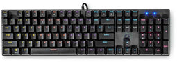 Nedis GKBDM110BKUS - Bedraad mechanisch gaming toetsenbord - RGB LED-verlichting - Zwart
